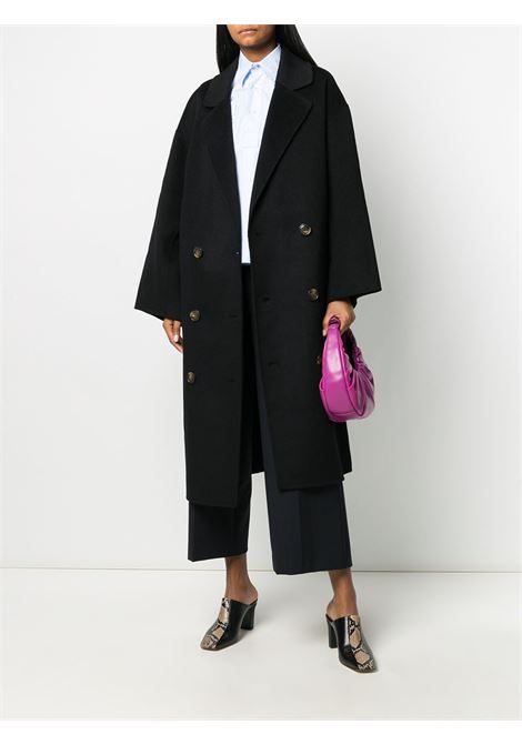 Cappotto Borneo in lana in nero Loulou Studio - donna LOULOU STUDIO | BORNEOBLK